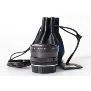 Minolta Uw Rokkor-Pg 1:9.5 For = 18mm Fisheye Lens - Made IN Japan - Picture 1 of 5