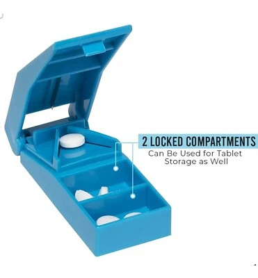 *1-Pack* MEDLINE PILL SPLITTER/CUTTER 2" x 4" | STAINLESS STEEL | NON135000 - Image 1 of 4