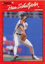 1990 Donruss Baseball  #594 Dan Schatzeder  Houston Astros 