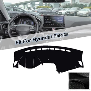 New DashMat Cover Dashboard Non-slip Sun Protector Mat Fit For Hyundai Fiesta - Picture 1 of 1