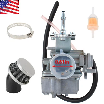Kit de carburador con filtro de aire y gas para Yamaha Raptor 80 YFM80R 2002-2008 Foto 1 de 4