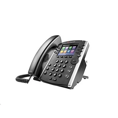 Polycom VVX 400 Series 12 Line Business Media VoIP Phone with Color Display - Image 1 of 4