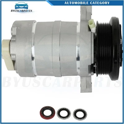 For Cadillac Eldorado Fleetwood Seville 1989-1992 A/C AC Compressor w/ Clutch - Изображение 1 из 4