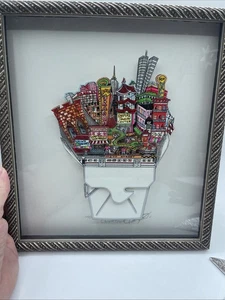 Charles Fazzino 3D Artwork " Chow Down in Chinatown " 108/400 signiert - Bild 1 von 11