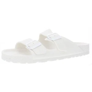 Seven Dials Womens Canyon White Buckles Slides Sandals 10 Medium (B,M) 0571 - Picture 1 of 2