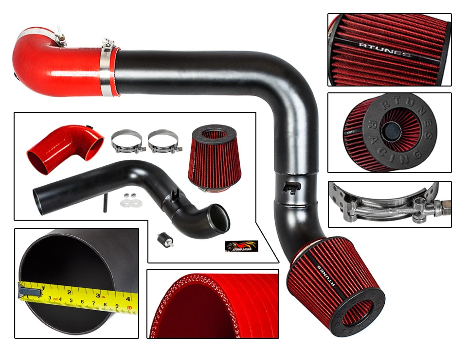 Kit de admisión de aire frío + filtro RTunes V2 para Chrysler 300C 2005-2010 5,7 L/6,1 L V8 Foto 1 de 4