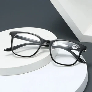 New Anti-blue Light Reading Glasses Square Frame Readers For Women Mens 0~ +4.0 - Picture 1 of 27