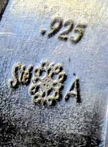 Vintage Sterlingsilber Zentaur mythischer Bandring Größe 9,75 verstellbar signiert - Bild 1 von 15