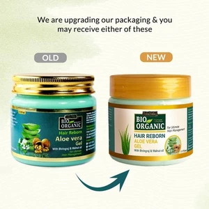 INDUS VALLEY Bio Organic Hair Reborn Aloe Vera Gel Multiple Haarpflege Gel 175ml - Picture 1 of 9