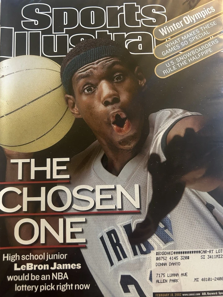 LeBron James The Chosen One Sports Illustrated 18/02 1ª portada Foto 1 de 1
