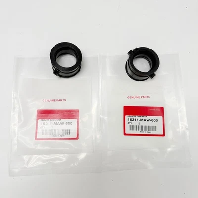 2x OEM Intake Manifold Boots For 88-00 Honda Shadow ACE Spirit 750 01-03,VLX 600 Foto 1 de 4