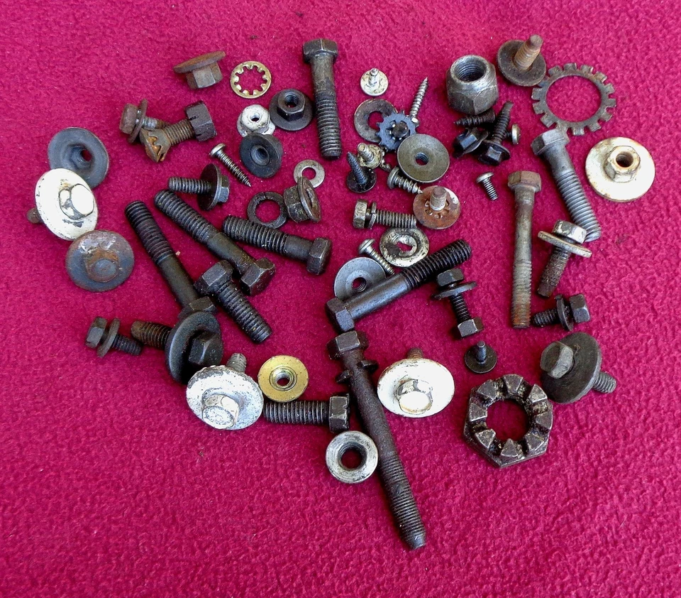 1966 Chrysler newport stock assortment of nuts bolts & screws. - Image 1 of 1
