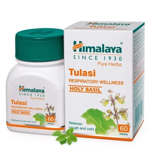1 x 120 Tab Himalaya Wellness Pure Herbs Tulsi Respiratory Wellness Holy Basil - Picture 1 of 4