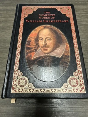 1994 Barnes & Noble The Complete Works of William Shakespeare Leather Bound Book - Image 1 of 4