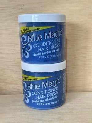 2-Blue Magic Acondicionador Vestido de Cabello El Original "Fórmula Anti-Rotura" 12oz Ea Foto 1 de 3