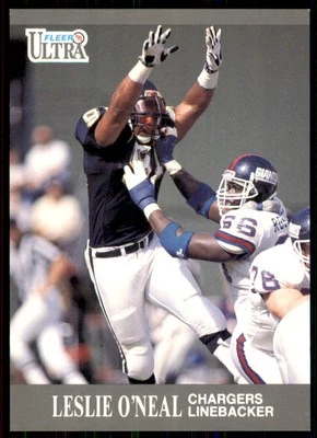 1991 Ultra Leslie O'Neal San Diego Chargers #126 - Image 1 of 2