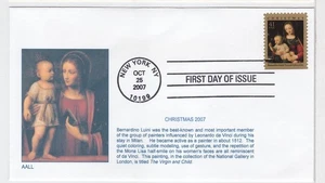 TurtlesTradingPost- Christmas Madonna- 2007 #4206 FDC- AALL Cachet - Picture 1 of 1