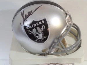Marcus Allen signed Raiders mini helmet, JSA, - Picture 1 of 1
