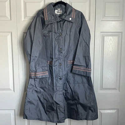 The Totes Coat Vintage Rain Trench Sz 6P Lightweight Outdoors 80s Retro Travel - Image 1 of 4