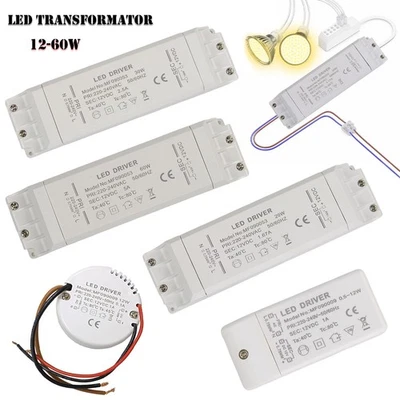LED Driver Trafo DC 12V Treiber Transformator Treiber Netzteil 20W 30W 50W 60W - Bild 1 von 4
