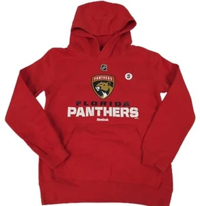 New Florida Panthers YOUTH Size S-M-L-XL Red Reebok Pullover Hoodie - Picture 1 of 5