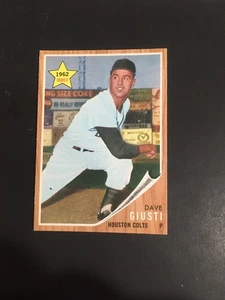 Topps Dave Giusti 1962, #509, casi nuevo/como nuevo (¡Envío gratuito en cualquier 3!) - Imagen 1 de 2