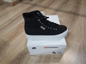 SUPERGA Damen Sneaker 2708 Knöchelhoch Schwarz Gr. 40 – NEU + OVP - 89,95€ - Bild 1 von 7