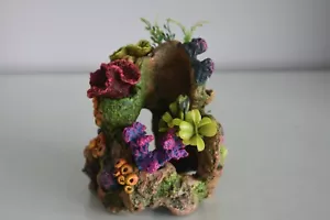 Decoración detallada de torre de arrecife de coral para acuario 13 x 12 x 18 cms - Imagen 1 de 5