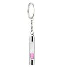 Novelty Metal Hourglass Key Chain Key Ring Couples Trinket Keychains Gift