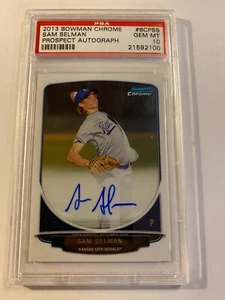 Bowman Chrome Prospects 2013 #BCPSS Sam Selman radiocontrol Auto Royals PSA gema como nuevo 10 - Imagen 1 de 2