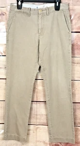 J. Crew Men 30/30 Chino Pants Beige Casual Office Straight Leg Mid Rise - Picture 1 of 6