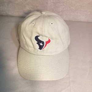 Houston Texans NFL Khaki Tan Cap Hat Embroidered Logo Preowned - Picture 1 of 8
