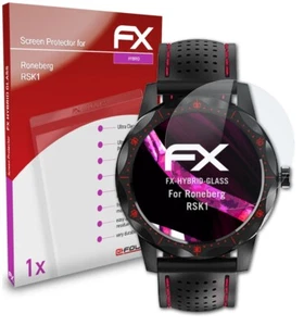 atFoliX Szklana folia ochronna do Roneberg RSK1 Glass Protector 9H Hybrid-Glass - Zdjęcie 1 z 8