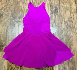 NUEVO Mujeres Lululemon Court Crush Vestido Vivid Ciruela Talla 4 - Imagen 1 de 7