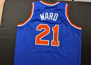 New York Knicks Charlie Ward Signed #21 Custom Jersey GTSM COA BUF - Bild 1 von 4