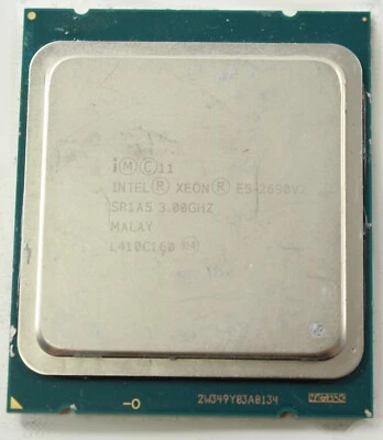 Lote 2x Procesadores CPU Intel Xeon E5-2690 V2 - 3 GHz 10 núcleos SR1A5 Foto 1 de 4
