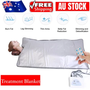 Sauna Blanket Far Infrared Fat Detox Body Slimming Weight Loss Beauty HealthCare - Picture 1 of 12