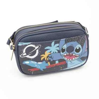 Disney  WondaPop Lilo & Stitch Space Stitch Leather Crossbody Shoulder Bag Purse - Image 1 of 4