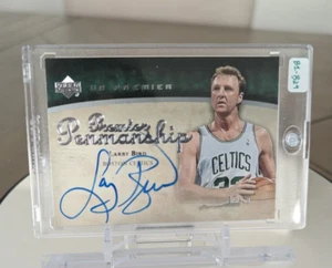 2007-08 UD Premier Penmanship Larry Bird Auto 17/50 #PEN-LB - Picture 1 of 3