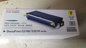 Genuine Xerox CT350488 Yellow Toner for DocuPrint C2100 / C3210 Series Brand New - Picture 1 of 3