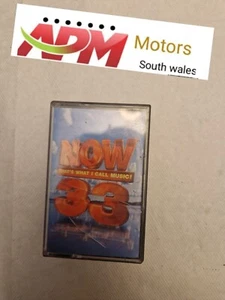 NOW 33 CASSETTE MUSIC TAPE 40 TOP CHART HITS. IN ORIGINAL CASE - Imagen 1 de 9