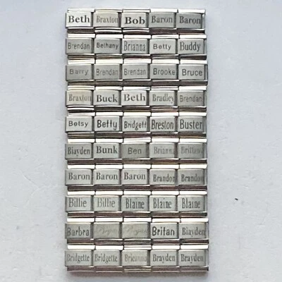 Lote de 50 piezas DIJES ITALIANOS 9 MM #313 al por mayor nuevo stock antiguo nuevo en stock dijes fotográficos Foto 1 de 4