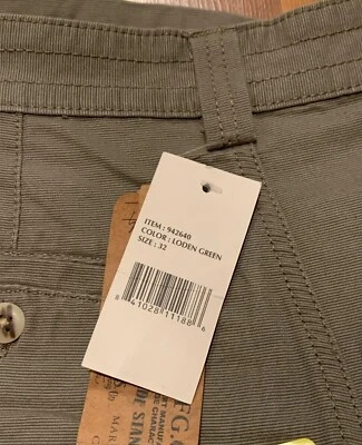 Pantalones Cortos Carga Pana Calce Clásico JACHS (30-32) Para Hombre, Piedra Natural Negro Verde Foto 1 de 4