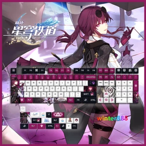 Honkai:Star Rail Kafka Mechanical Keyboard Cherry MX PBT Sublimation Xmas Gifts - Picture 1 of 5