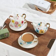 3Pcs/Set Ceramic Tea for  Set Teapot/Cup Teapot Kit  Party