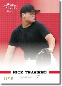 NICK TRAVIESO 2012 Rize Rookie RED Paragon RC #/10 - Picture 1 of 2