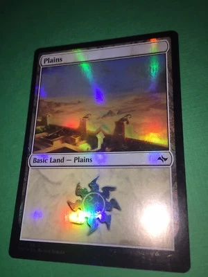 Plains FOIL Date Reforged Mtg Magic The Gathering Vintage Card Game Cards Games - Image 1 of 4