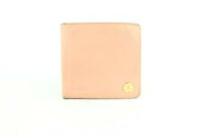Chanel  Caviar Pink Button Line Compact Bifold Wallet 857005