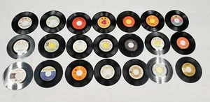 Lot of 21 45 RPM Records Lot Classic Rock, Motown, Country, Easy Listening etc - Picture 1 of 5