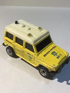 Matchbox 1984 Mercedes Benz Int’l Ltd 200 CE Beach Patrol Unit 2 - Picture 1 of 5